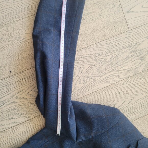 navy blue suit with italian wool - Picture 4 of 14